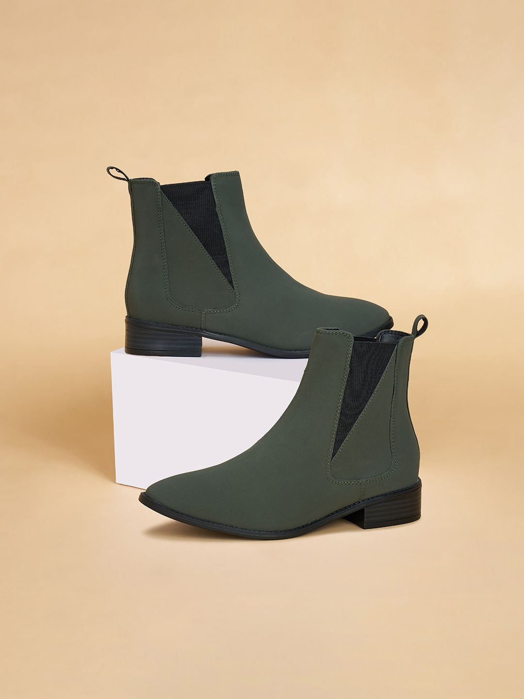 Forever Glam by Pantaloons Women PU Winter Boots