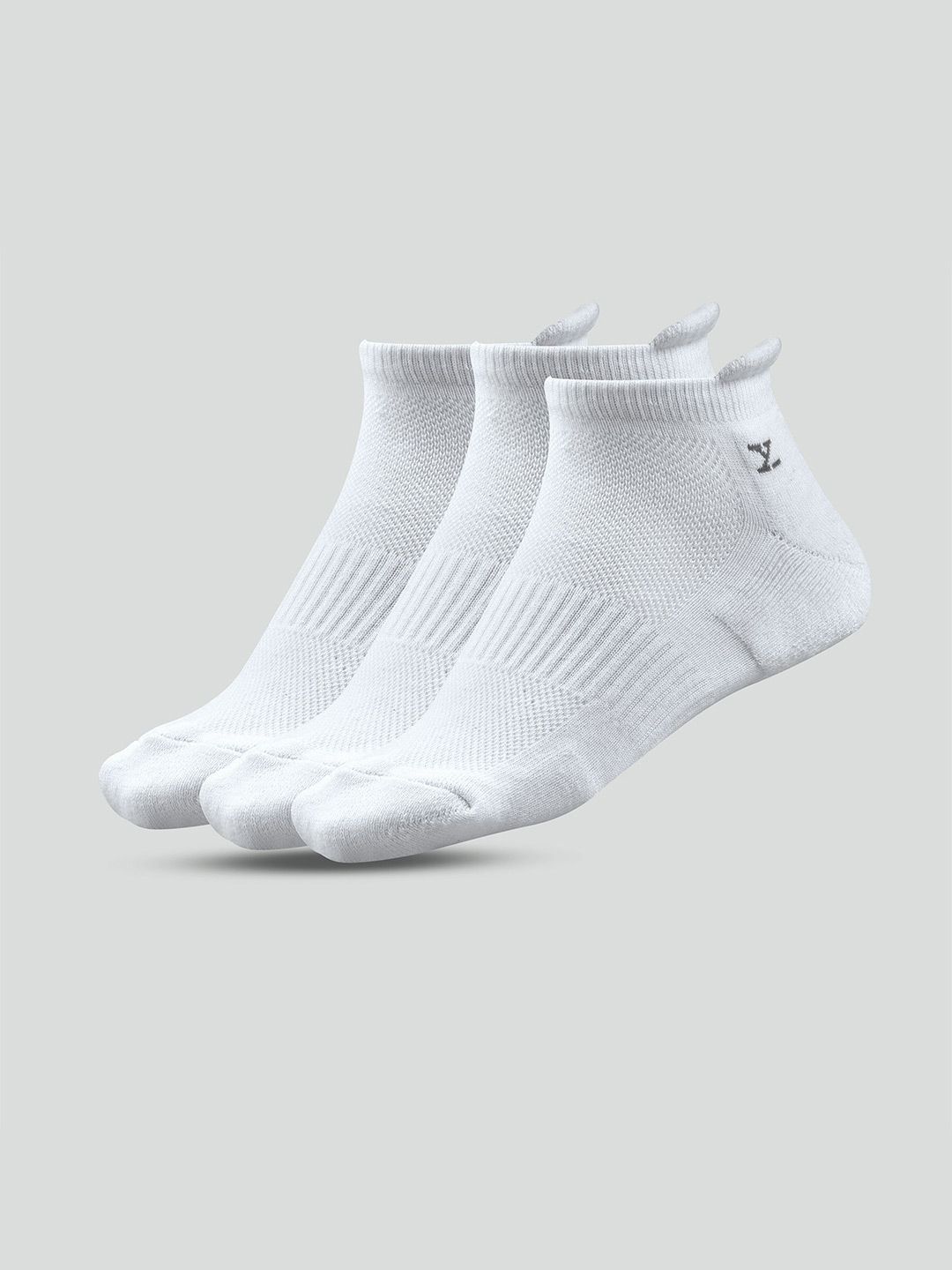 XYXX Men Pack Of 3 Ankle Length Cotton Socks