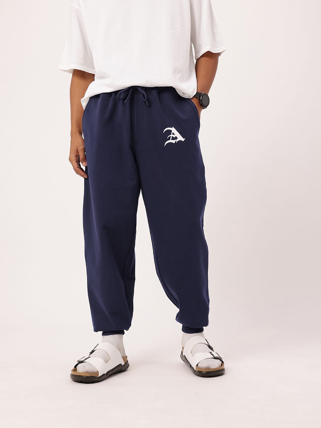 Buy Kook N Keech X fwd Men Printed Cotton Terry Baggy Fit Joggers