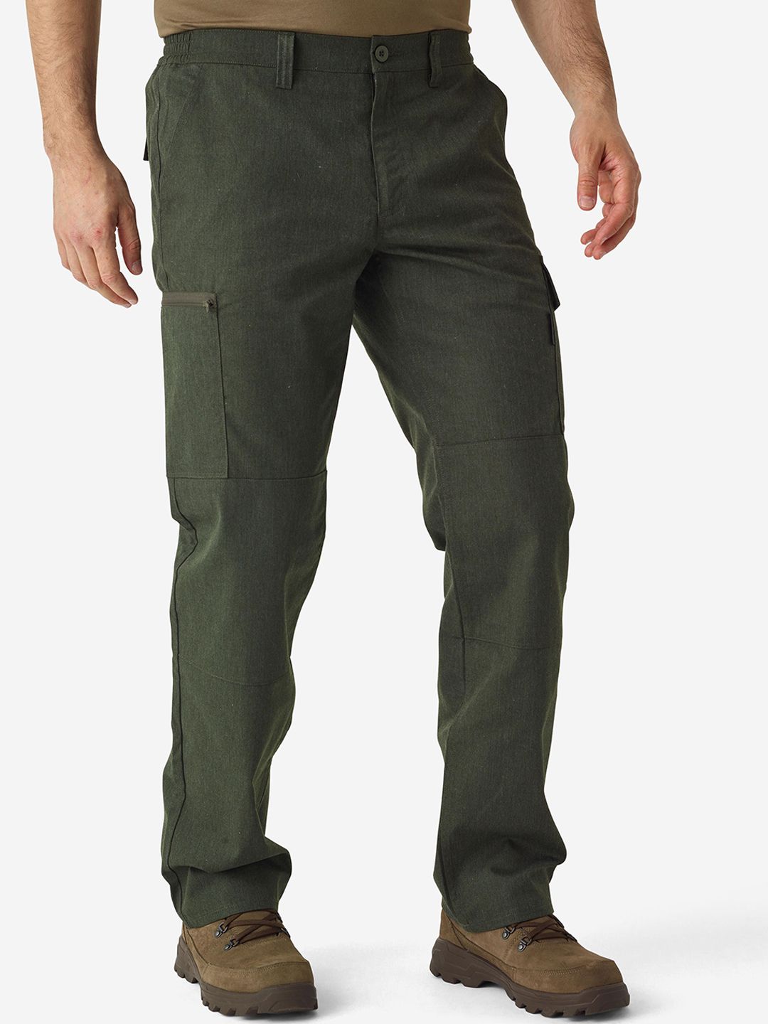 SOLOGNAC By Decathlon Cotton  Mid-Rise Trousers