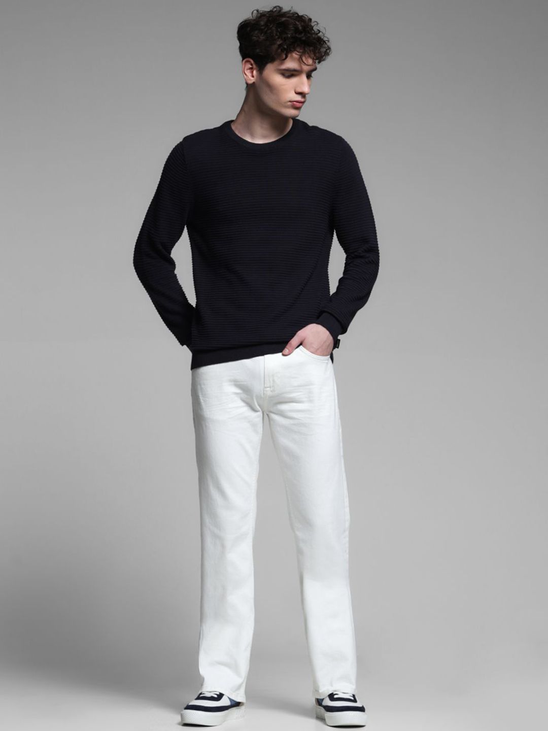 Bootcut High-Rise Stretchable Jeans