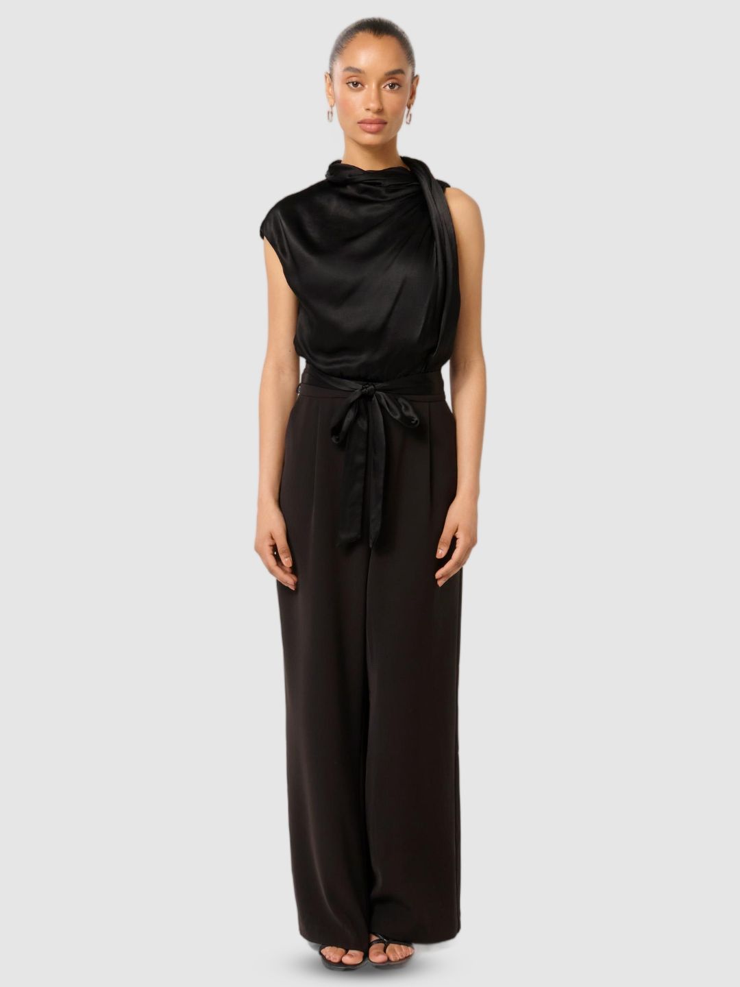 Cowl Neck Basic Jumpsuit