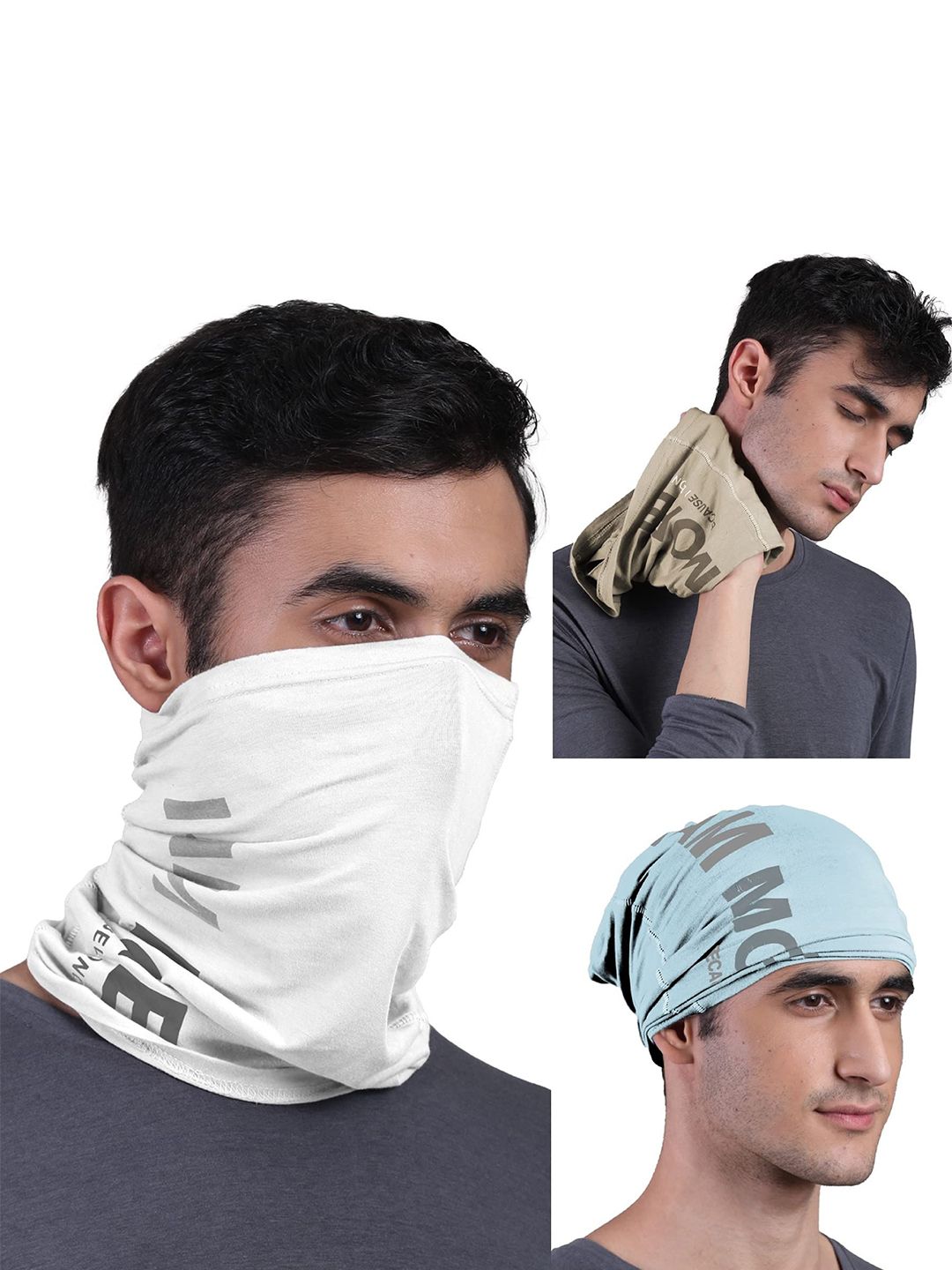 FREECULTR Pack Of 3 Unisex Bandana Headband