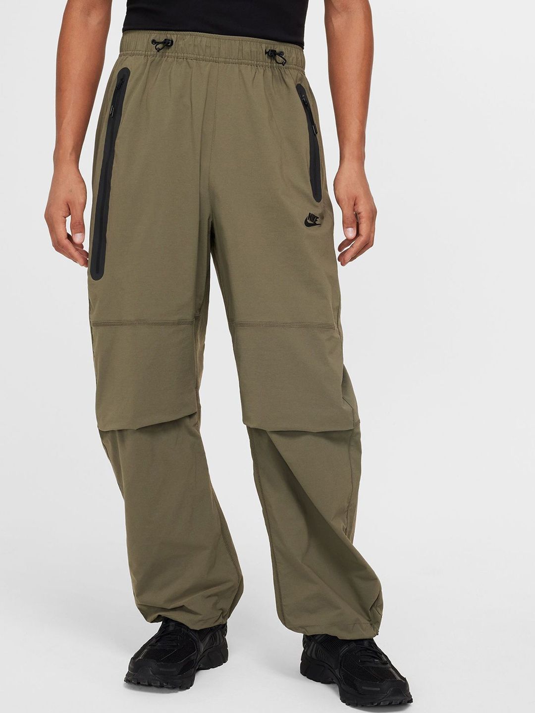 Buy Nike Men Tech Woven Open-Hem Trousers - Trousers for Men