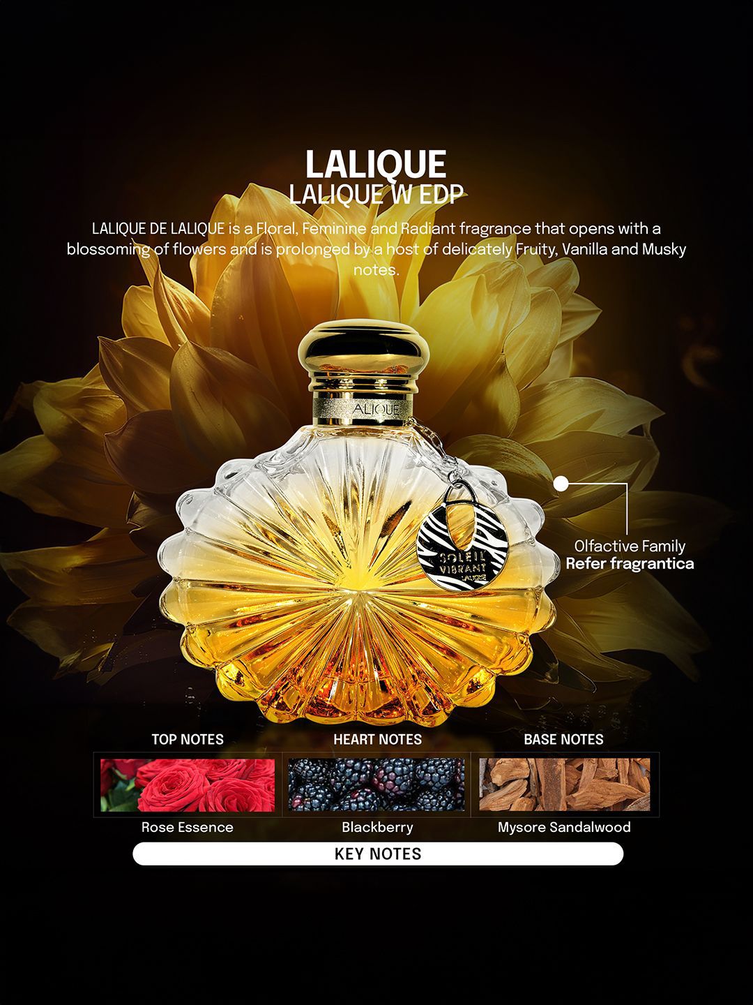 Buy Lalique Women Soleil Vibrant Eau De Parfum- 50 ml - Perfume