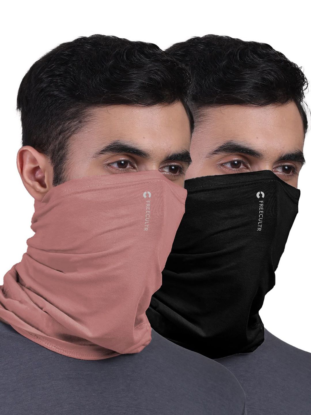 FREECULTR Unisex Pack Of 2 Anti Microbial Bamboo Bandana Headband