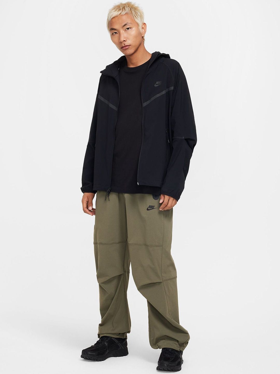 Buy Nike Men Tech Woven Open-Hem Trousers - Trousers for Men