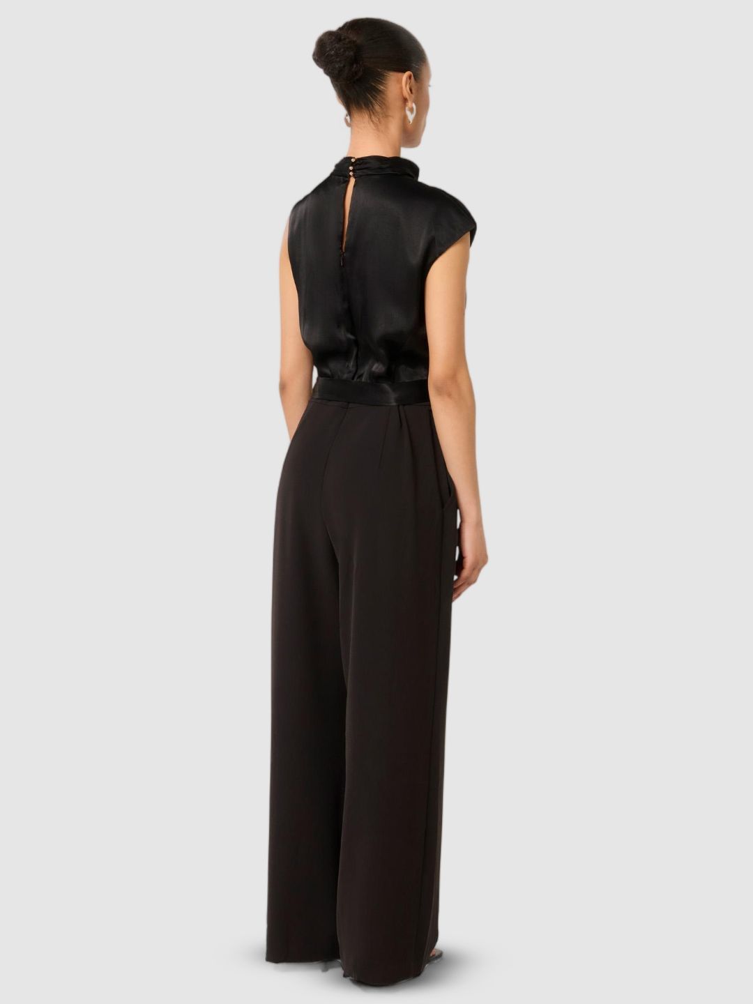 Cowl Neck Basic Jumpsuit