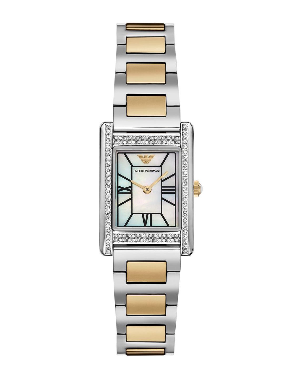 Emporio Armani Emporio Armani Women Embellished Dial & Stainless Steel Straps Analogue Watch AK_AR11642