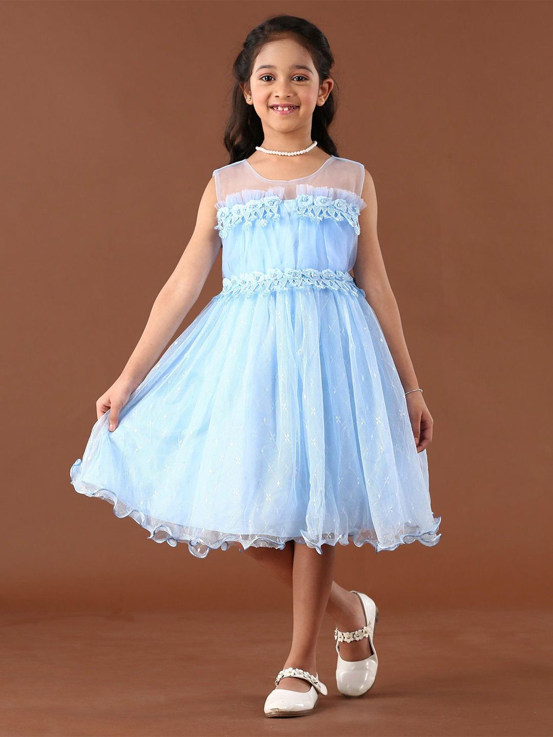 Mark & Mia Girls Fit & Flare Midi Dress