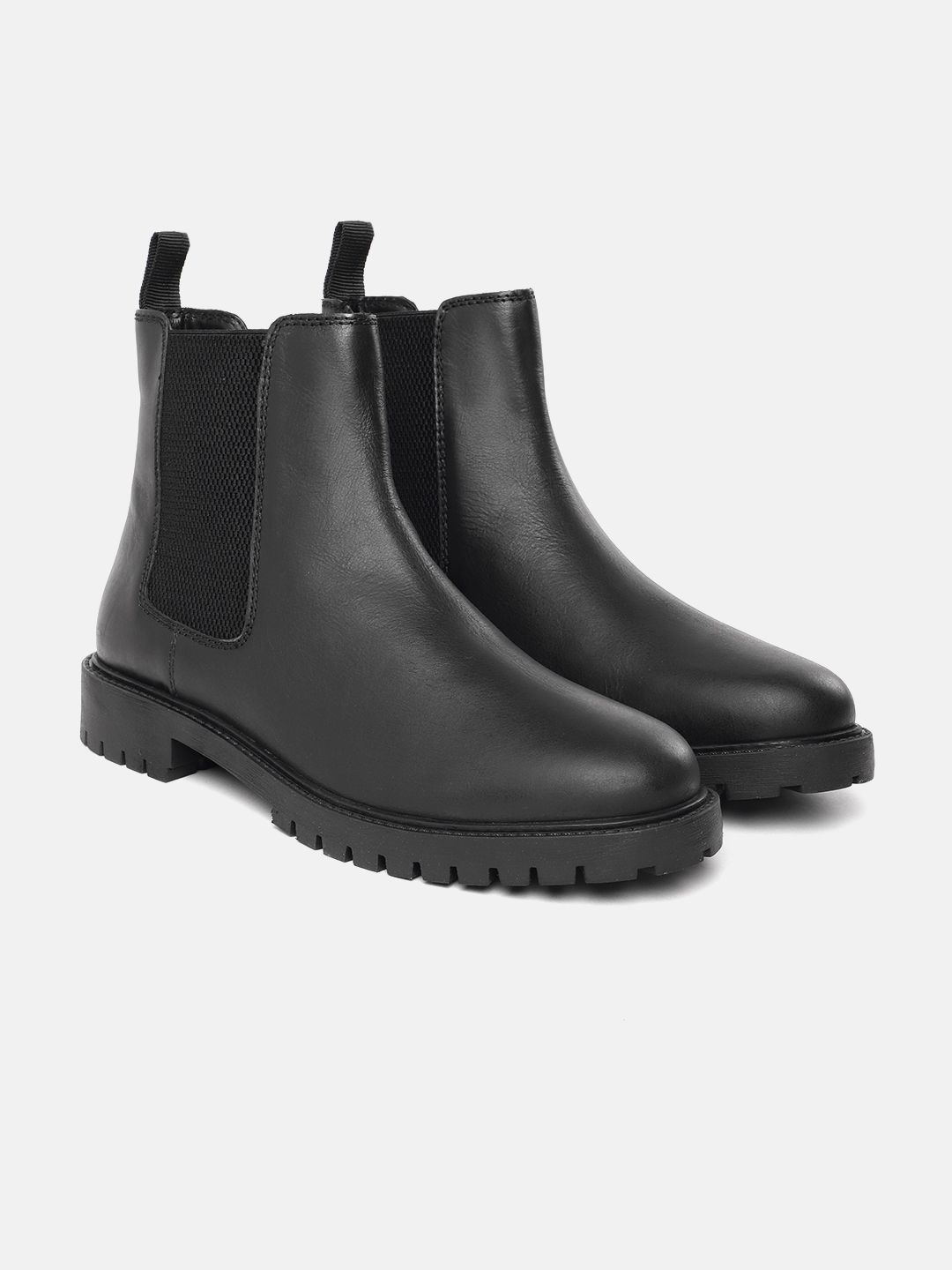 Buy Kenneth Cole Men Mid Top Leather Chelsea Boots - Boots  display picture 2