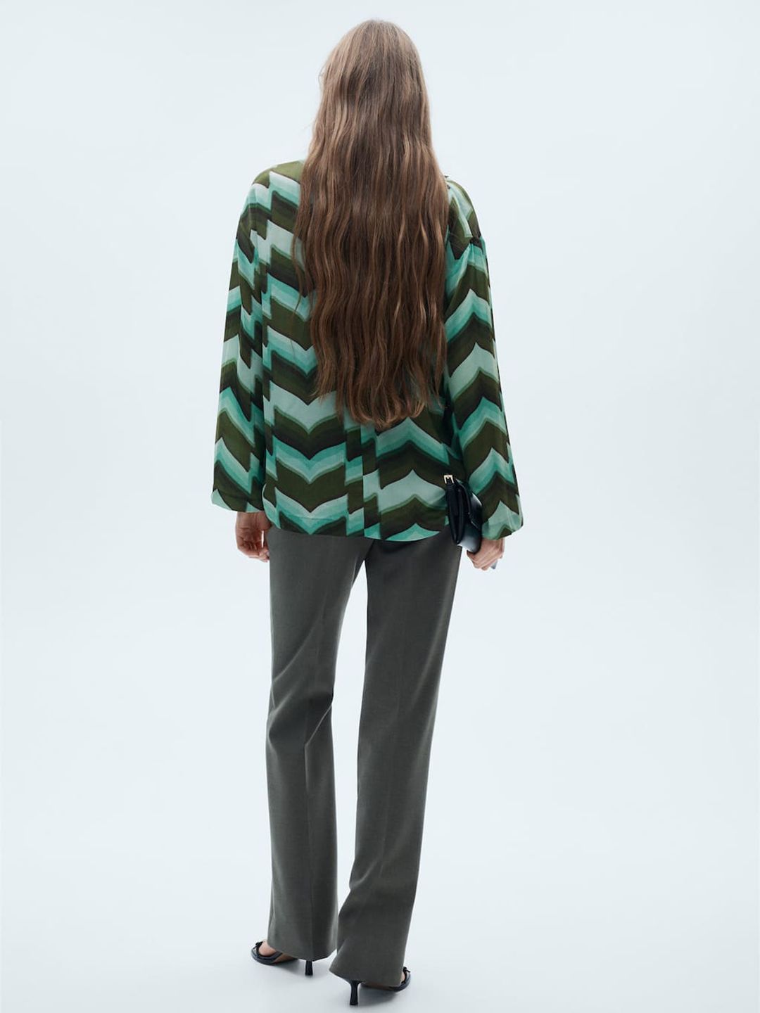 Opaque Printed Casual Shirt