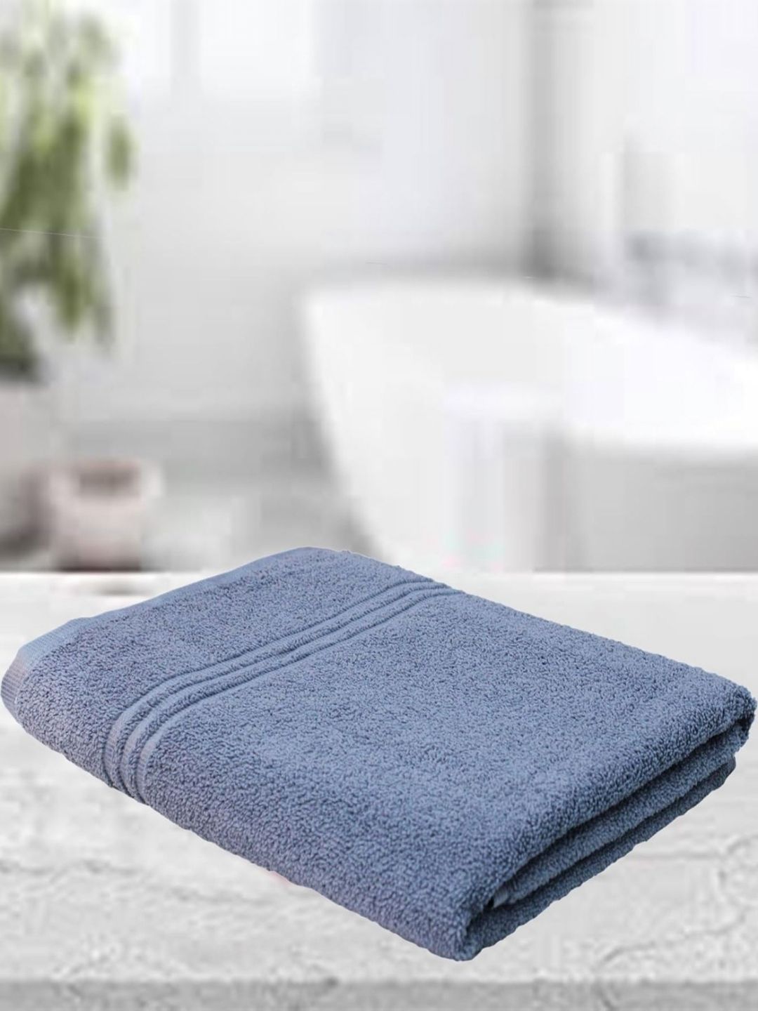 Lushomes Grey Microfiber 257 GSM Bath Towel