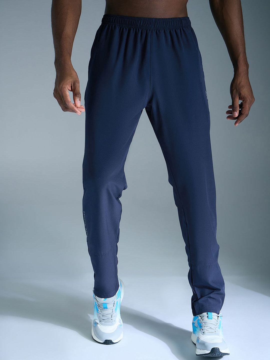 SG Men Brand Logo Printed Mid Rise Track Pants