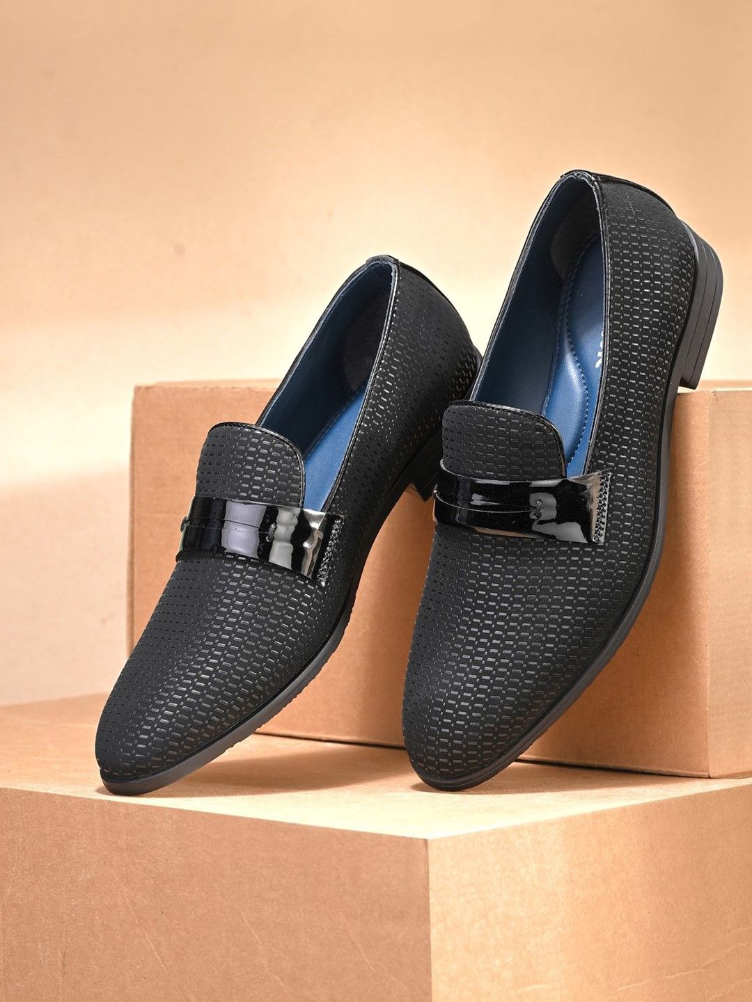 Killer Men Textured Formal Loafers