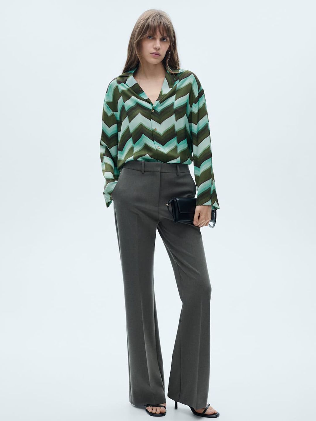 Opaque Printed Casual Shirt