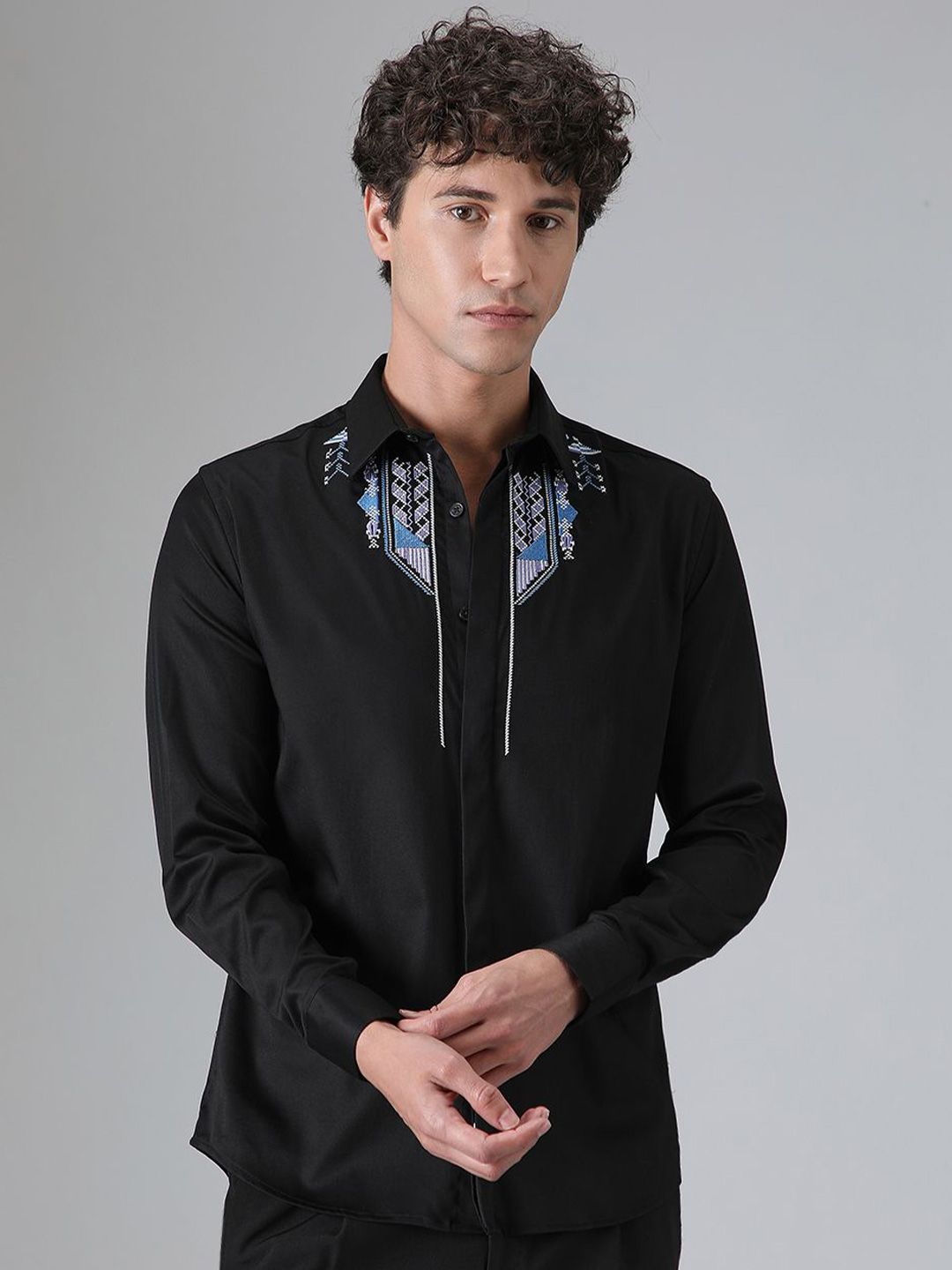 Banana Club Men Classic Slim Fit Party Shirt