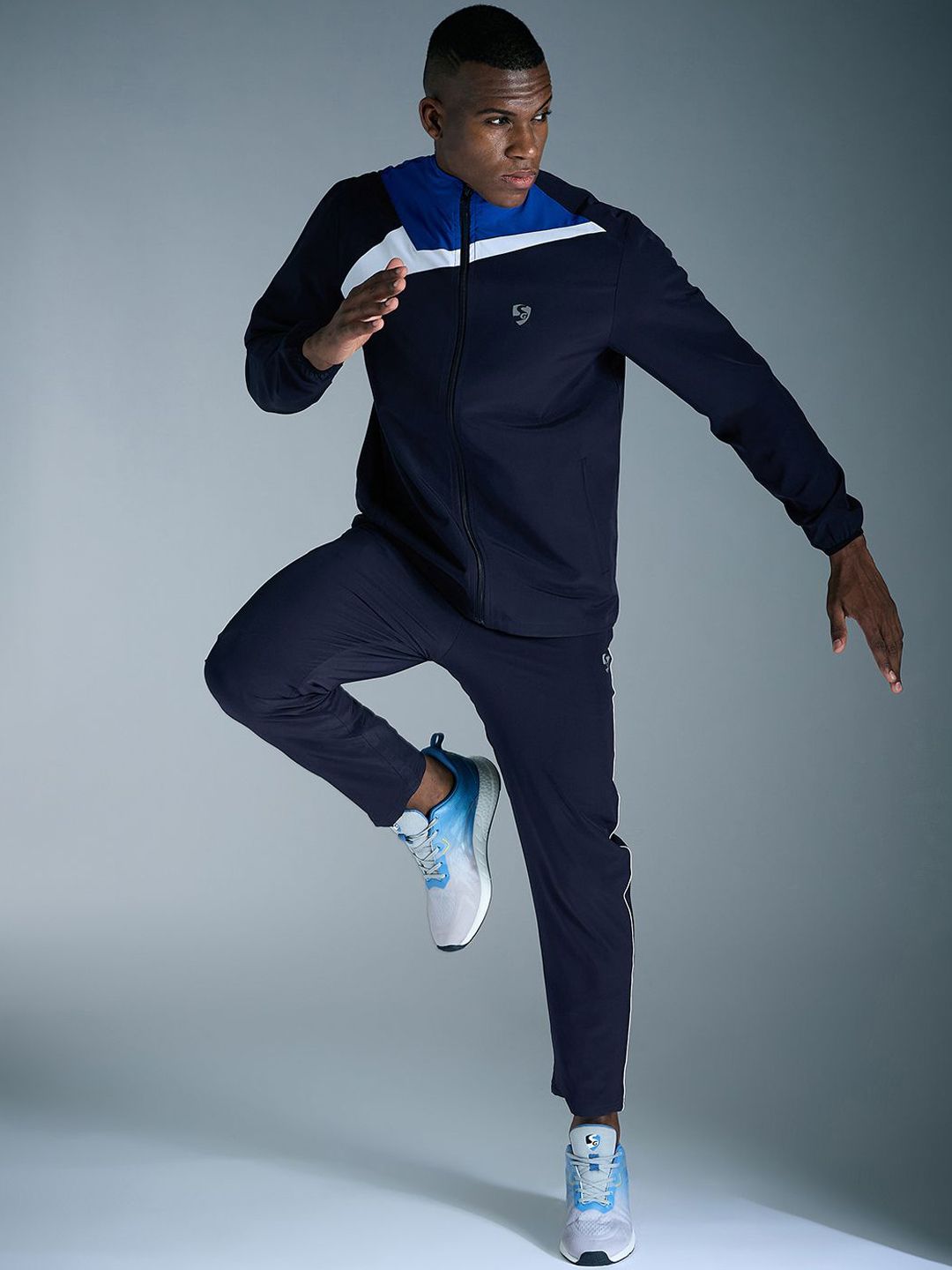 SG Men Colorblocked Zipper Tracksuit