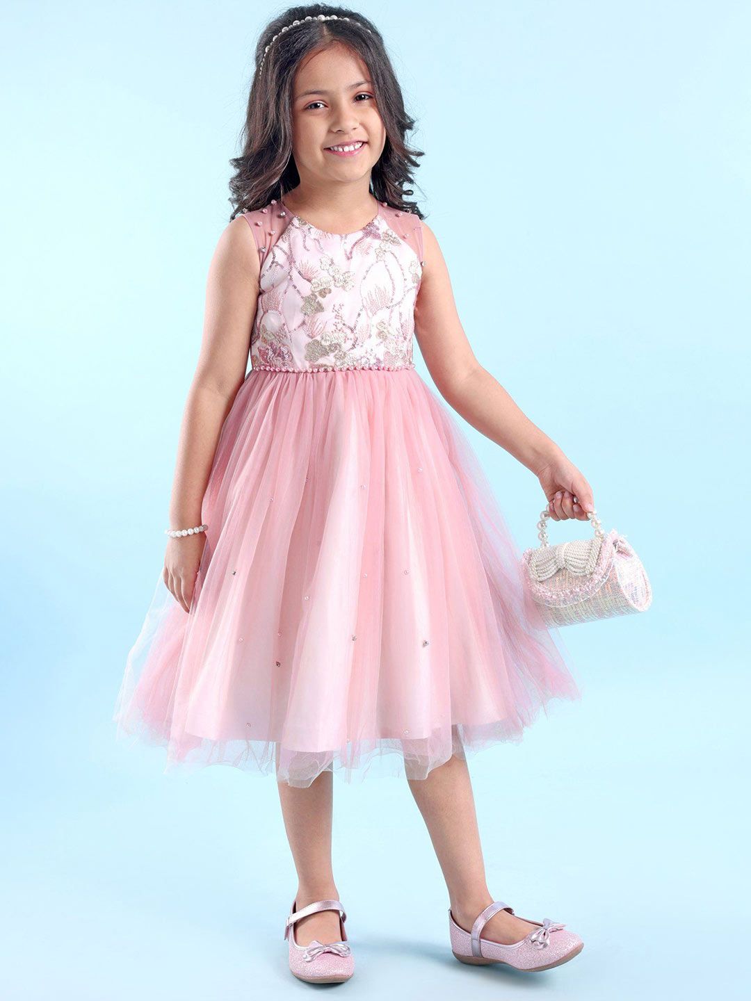 Mark & Mia Girls Fit and Flare Dress