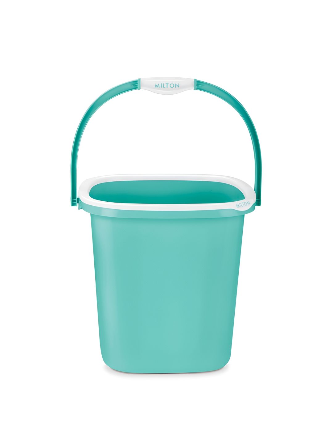 SPOTZERO by MILTON Aqua Green Swish Square Bucket With Handle 20 L