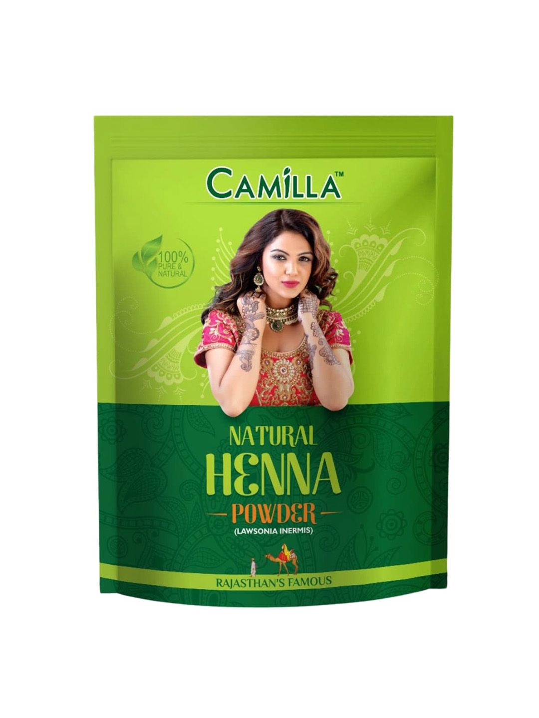 CAMILLA Herbal Henna Powder -100g-Green