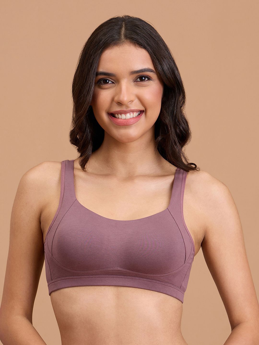 Nykd Solid Full Coverage Non Padded Non-Wired Bra