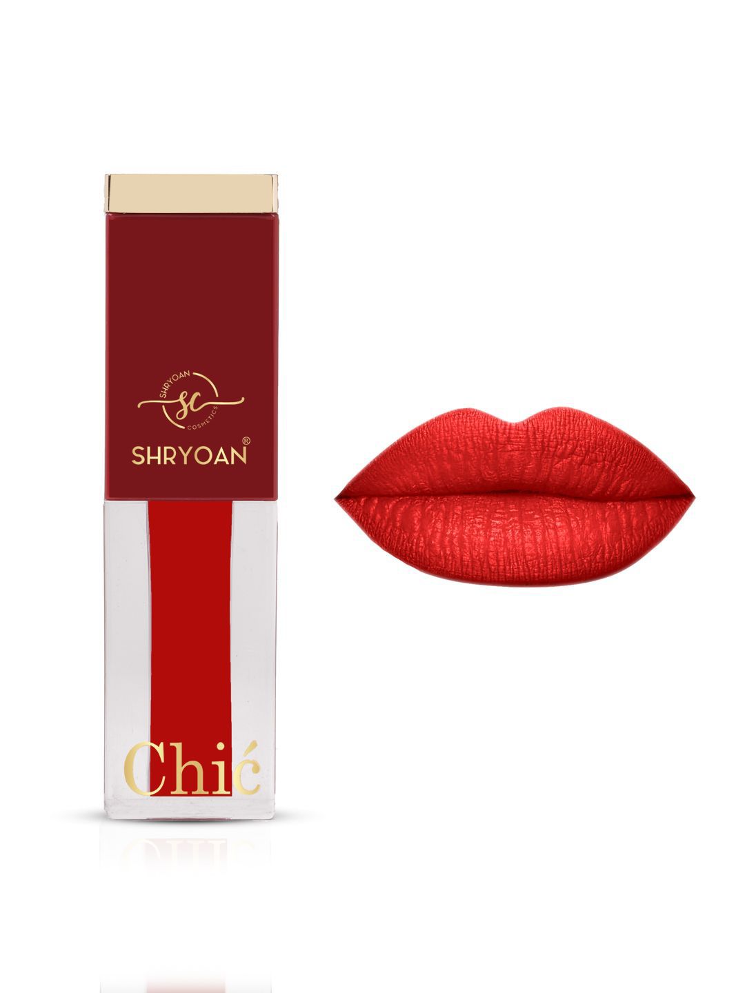 SHRYOAN Chic Velvet Water Proof Matte Liquid Lipstick - 3.5g - Orchid Kiss- 07