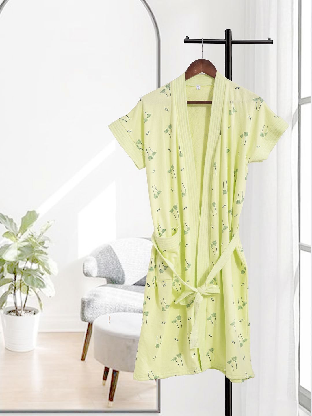 LacyLook Women Printed  Bath Robe