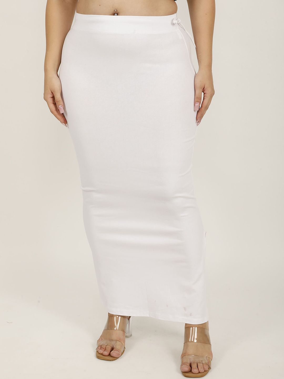 DUNBERRY LONDON Luxe Premium Plus Size Cotton Lycra Seamless Design Saree Shapewear