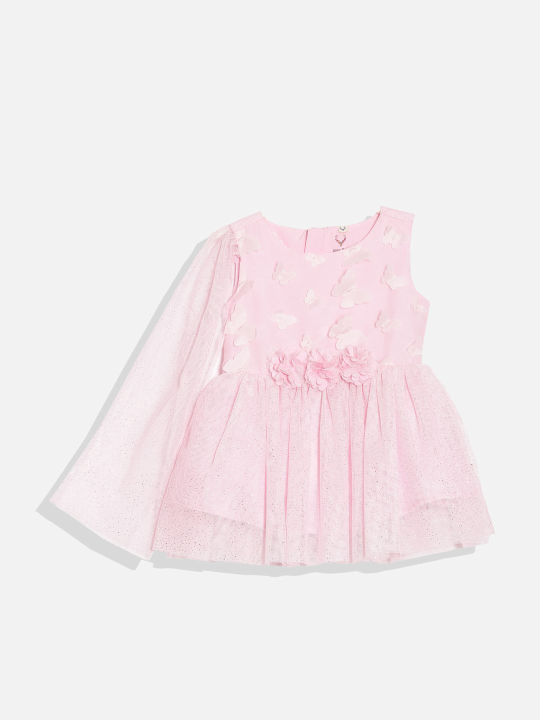 Allen Solly Junior Girls Applique Detail Fit & Flare Dress