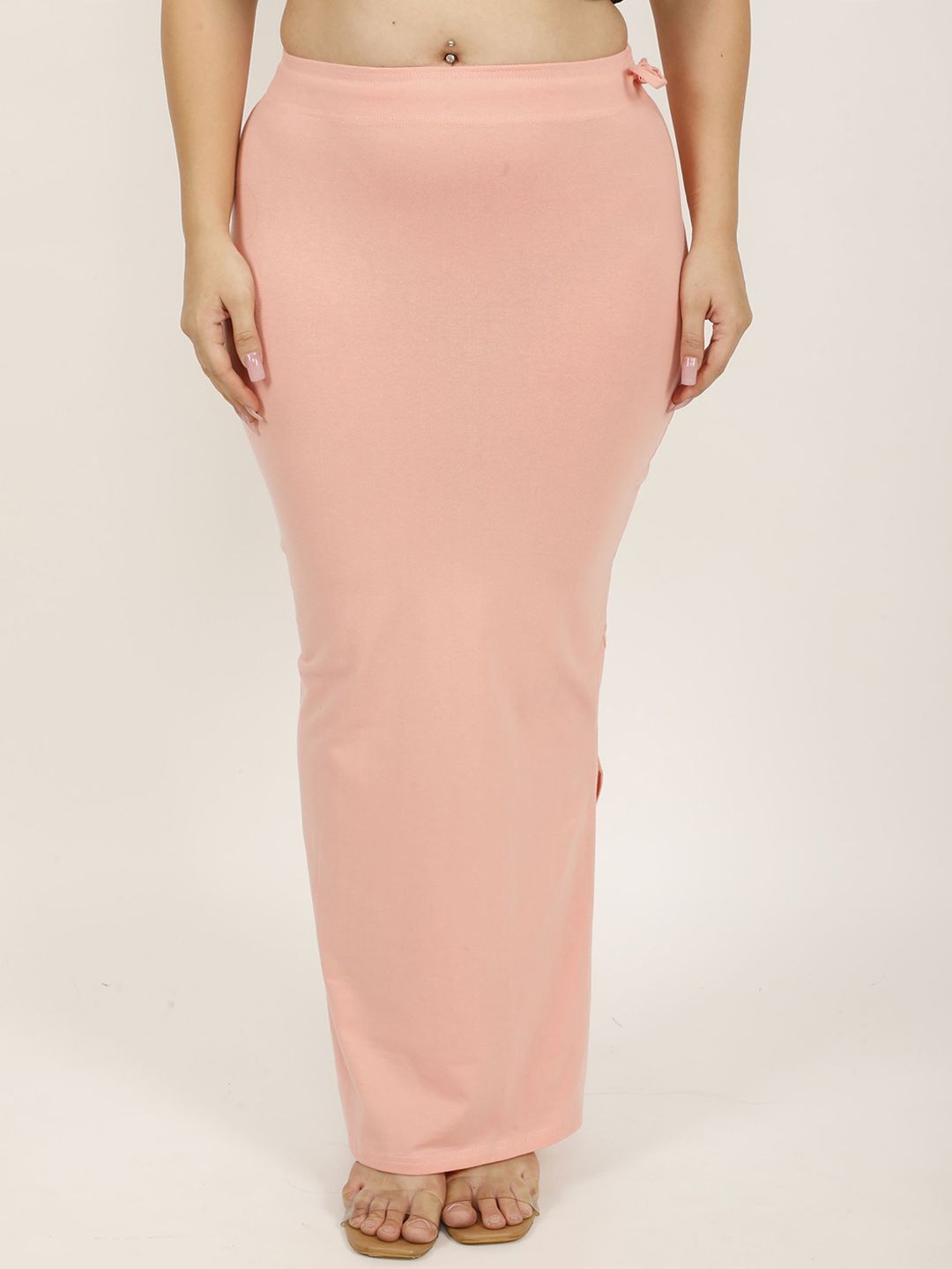 DUNBERRY LONDON Luxe Premium Plus Size Cotton Lycra Seamless Design Saree Shapewear