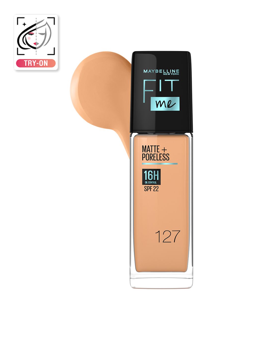 Maybelline New York Fit Me Matte+Poreless Liquid Foundation 30 ml - Golden Honey 127