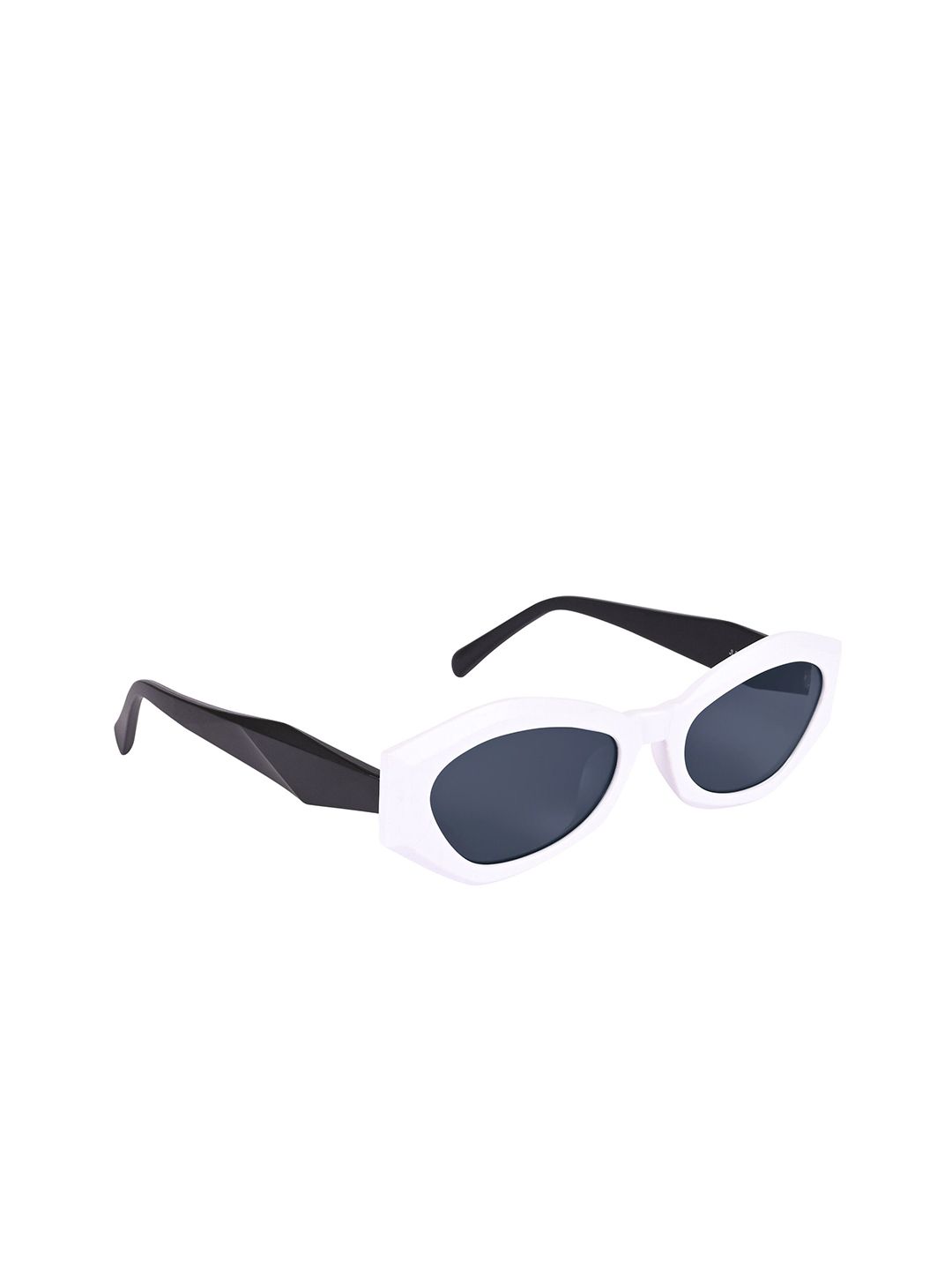 The Roadster Unisex Co UV Protected Oval Sunglasses ES_97057-31-RS-9273-BLK-mWHBK-OV-Black