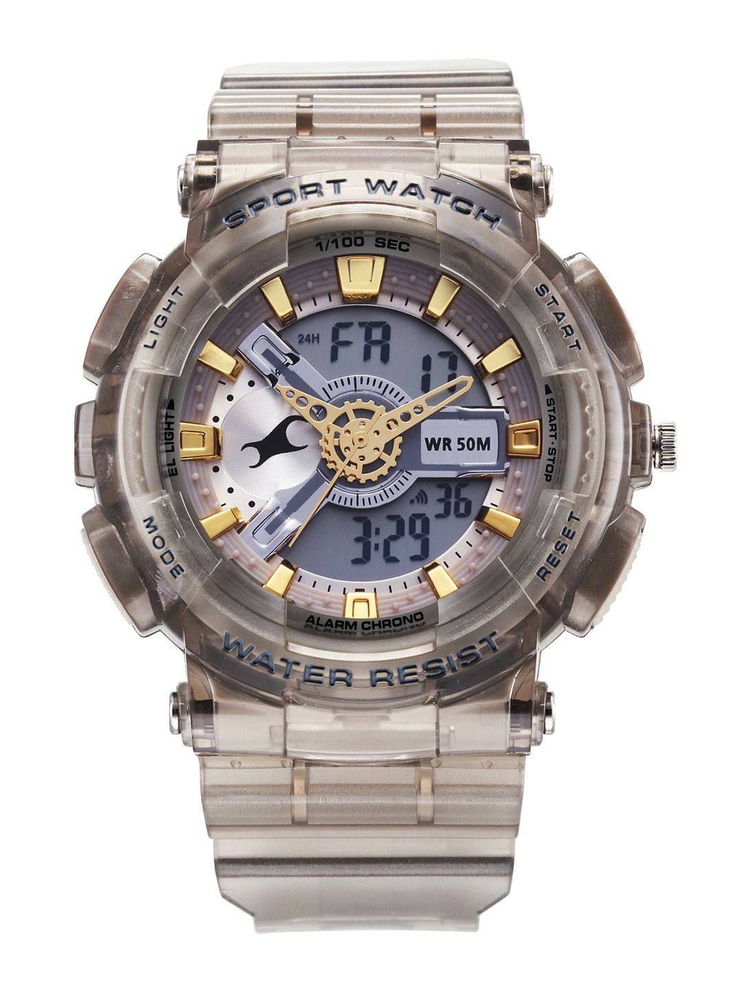 Fastrack Fastrack Streetstyle Analog Digital With Grey Dial Watch For Guys - 38116pp02
