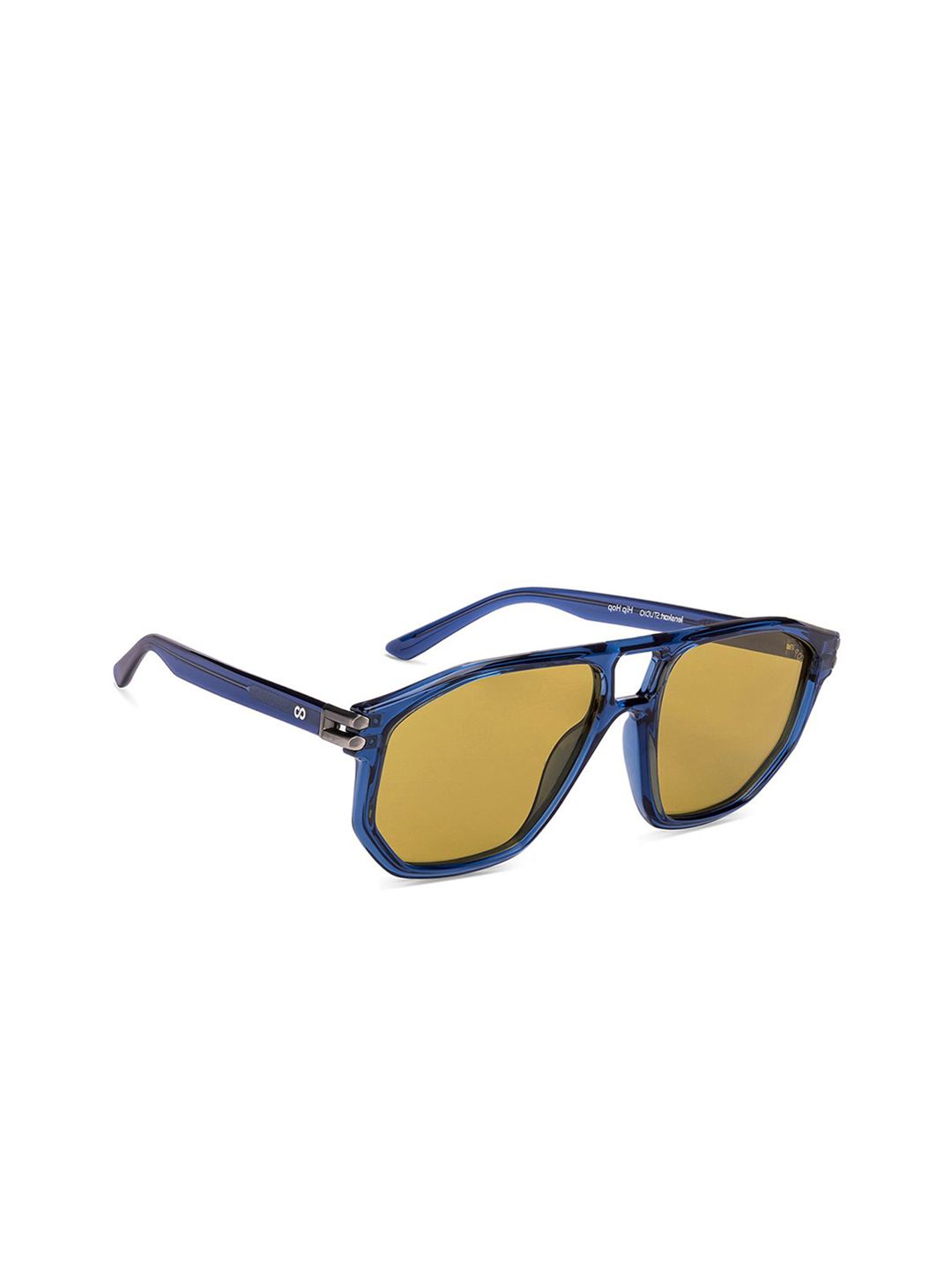 Lenskart Studio Adults Aviator Sunglasses with Polarised & UV Protected Lens 221960-Yellow