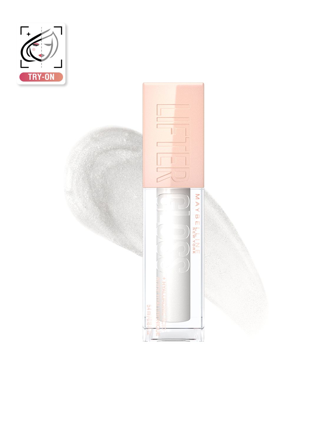 Maybelline New York Non-Sticky Tinted Lifter Lip Gloss with Hyaluronic Acid 5.4ml - Pearl