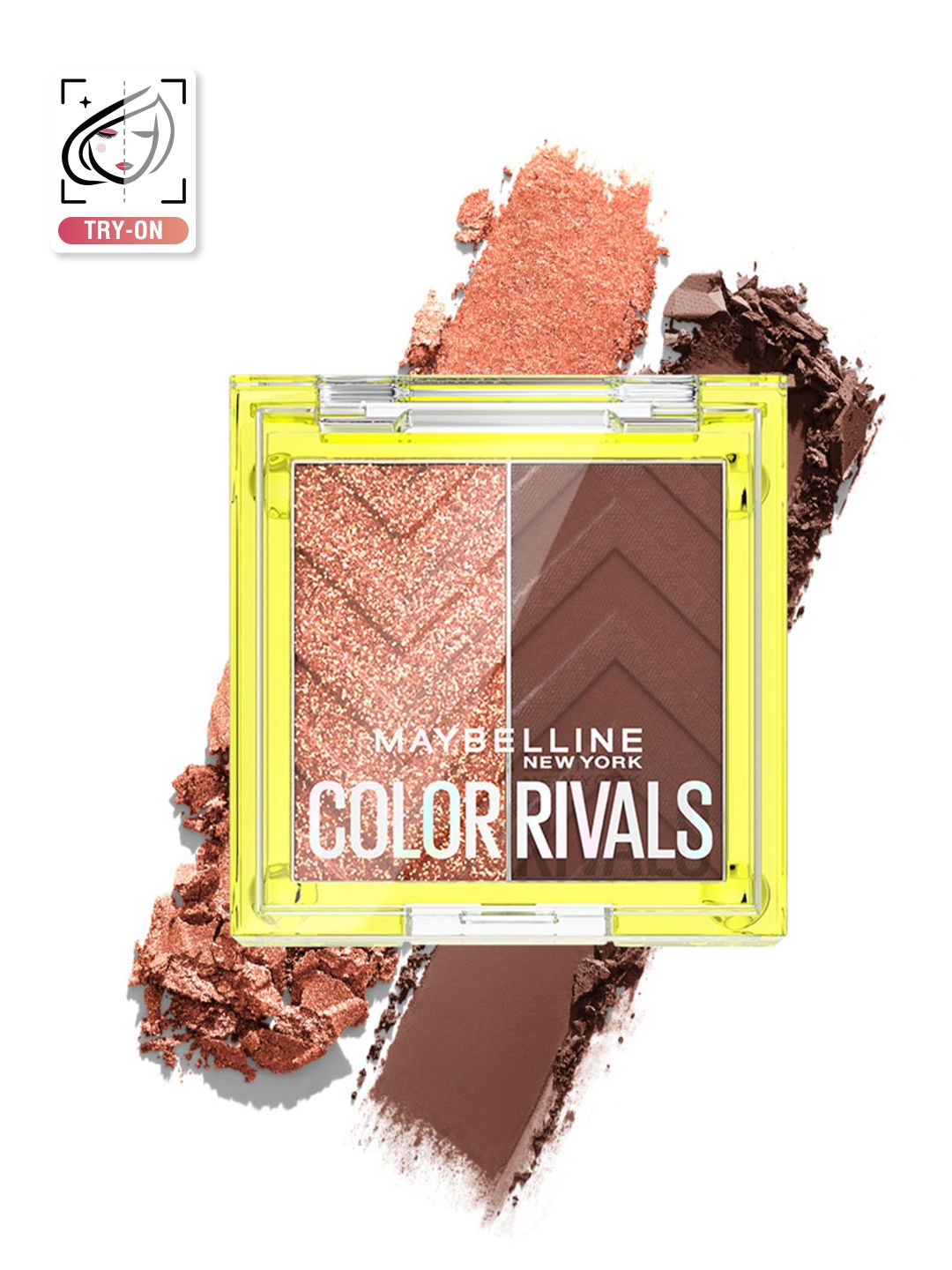 Maybelline New York Color Rivals Shadow Longwear Duo Eyeshadow Palette - Spicy x Suave
