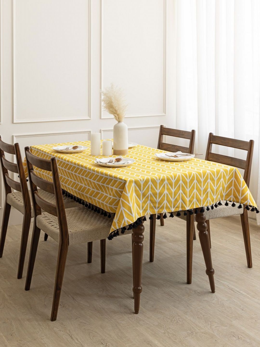 HOMEMONDE HOMEMONDE Unisex Yellow Table Covers