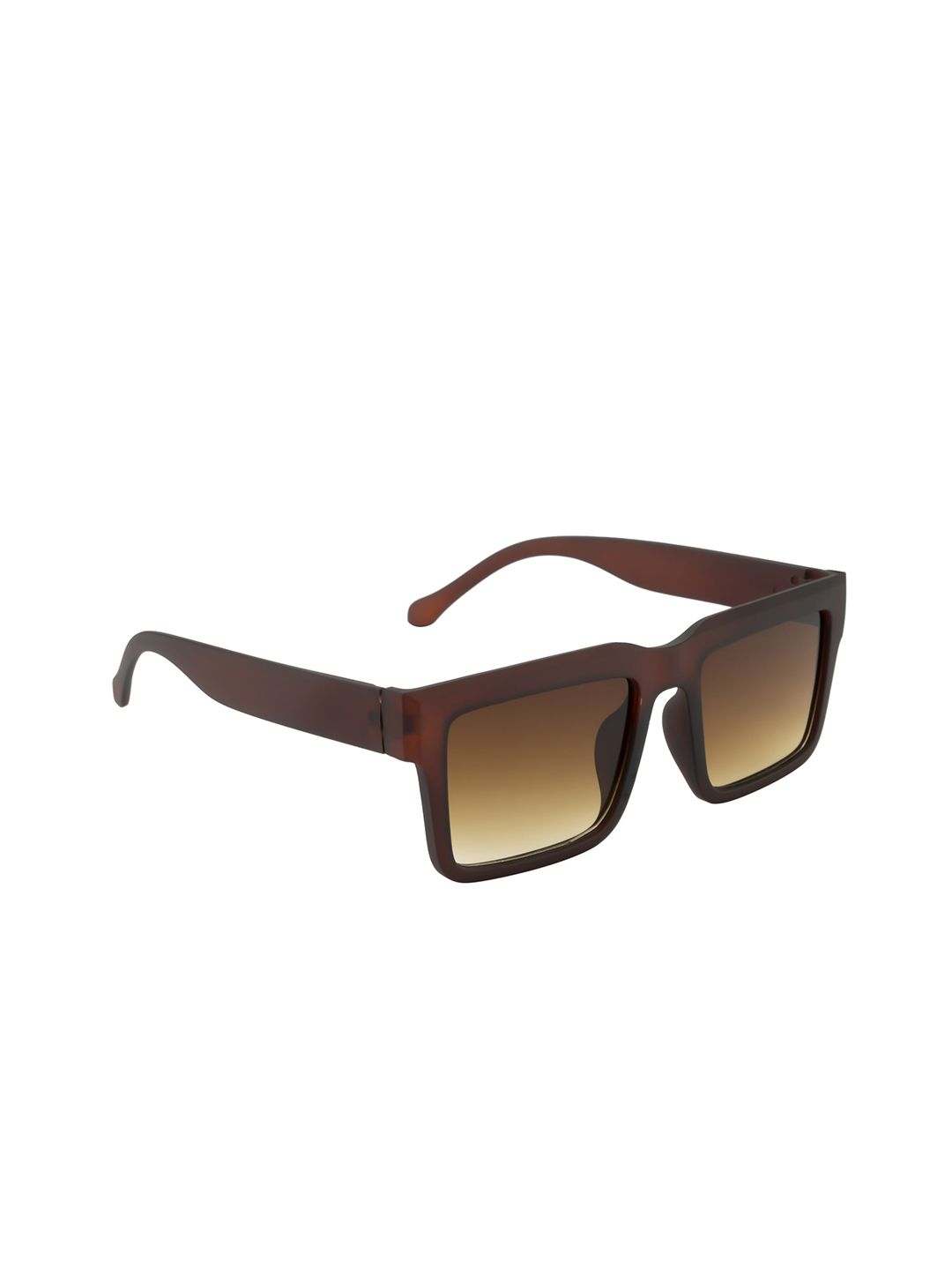 The Roadster Lifestyle Co Unisex UV Protected Square Sunglass RD-HD3136-Brown Gradient