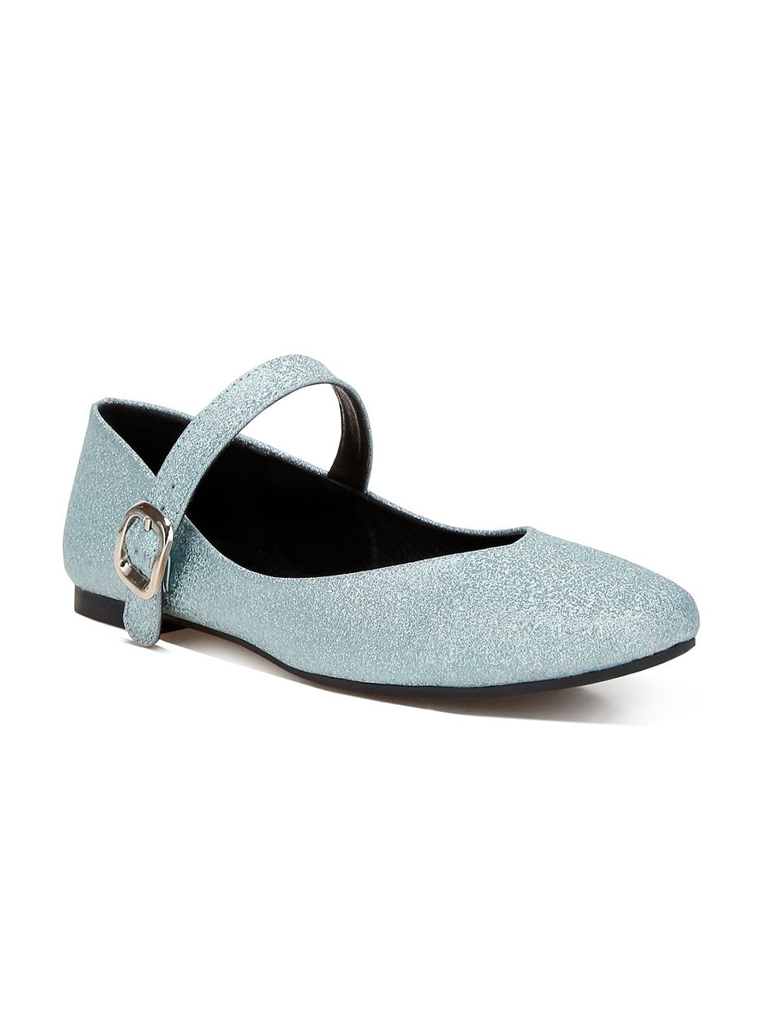 London Rag Women Square Toe Leather Ballerinas