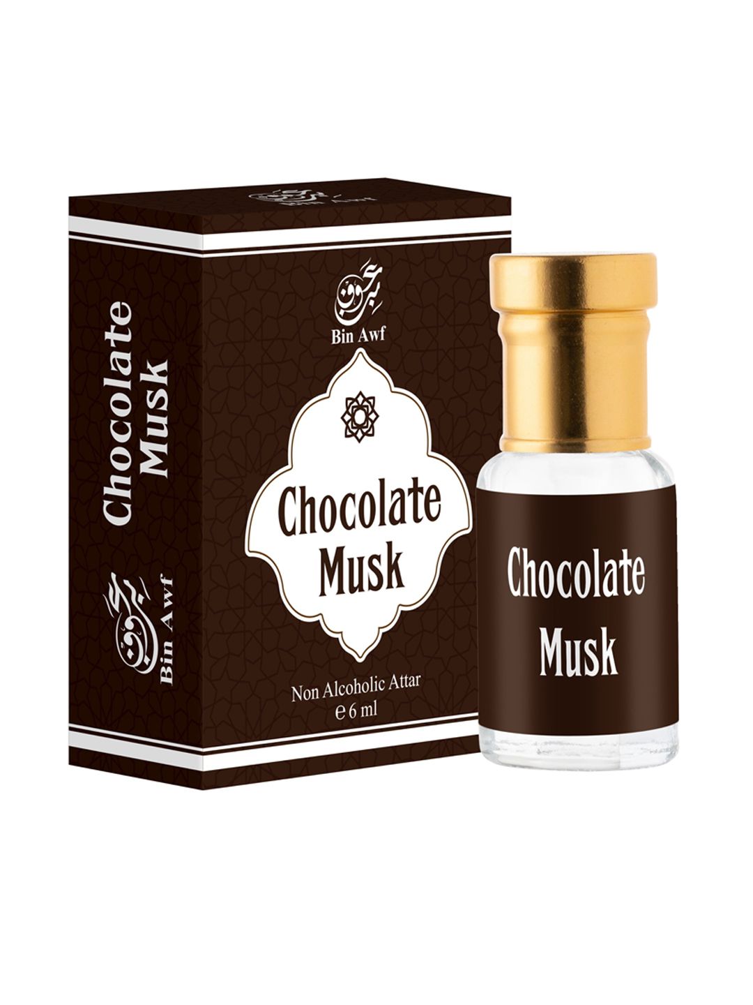 BinAwf Chocolate  Musk Long Lasting  Attar - 6 ml