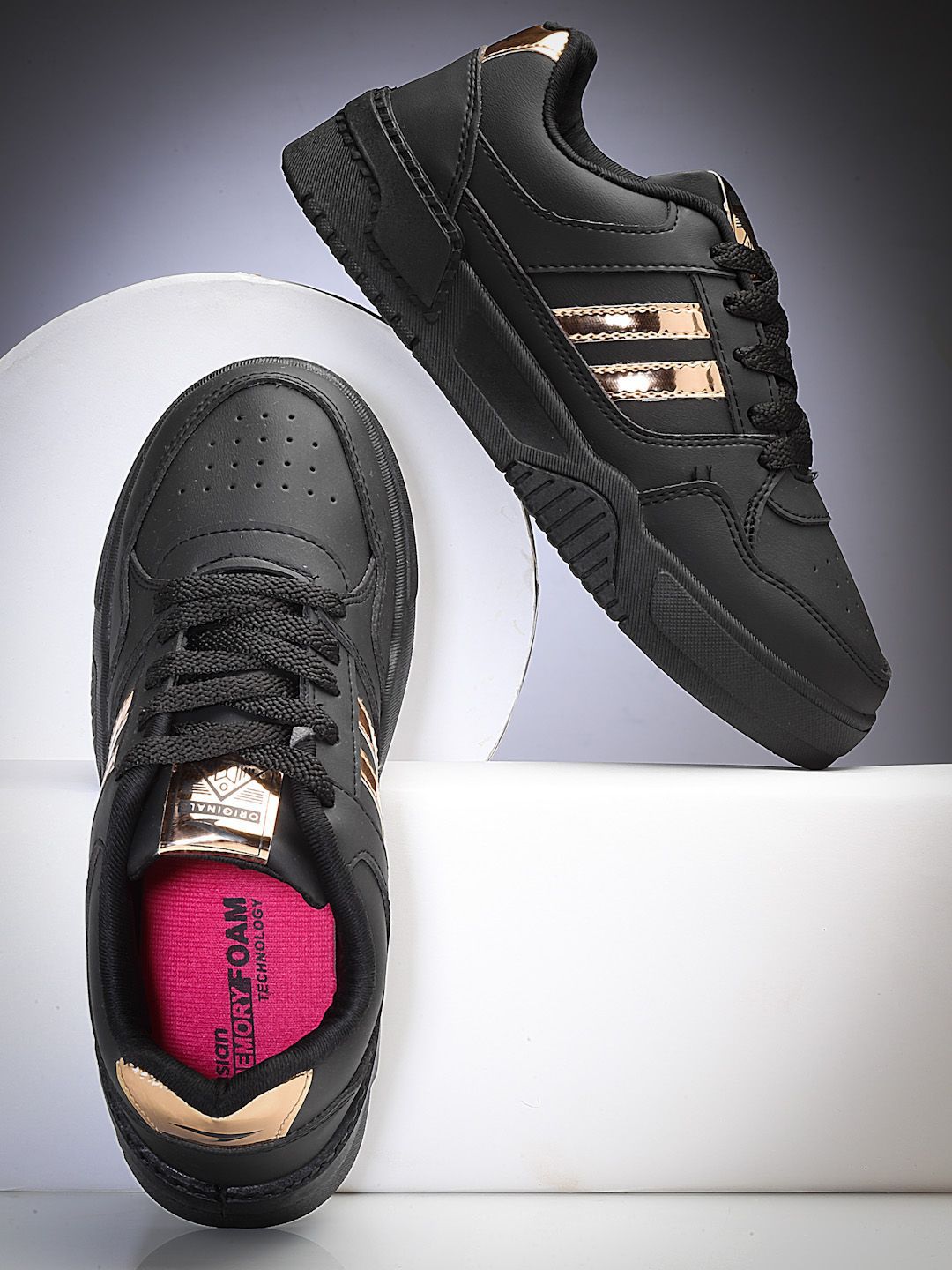 ASIAN Women Striped Sneakers