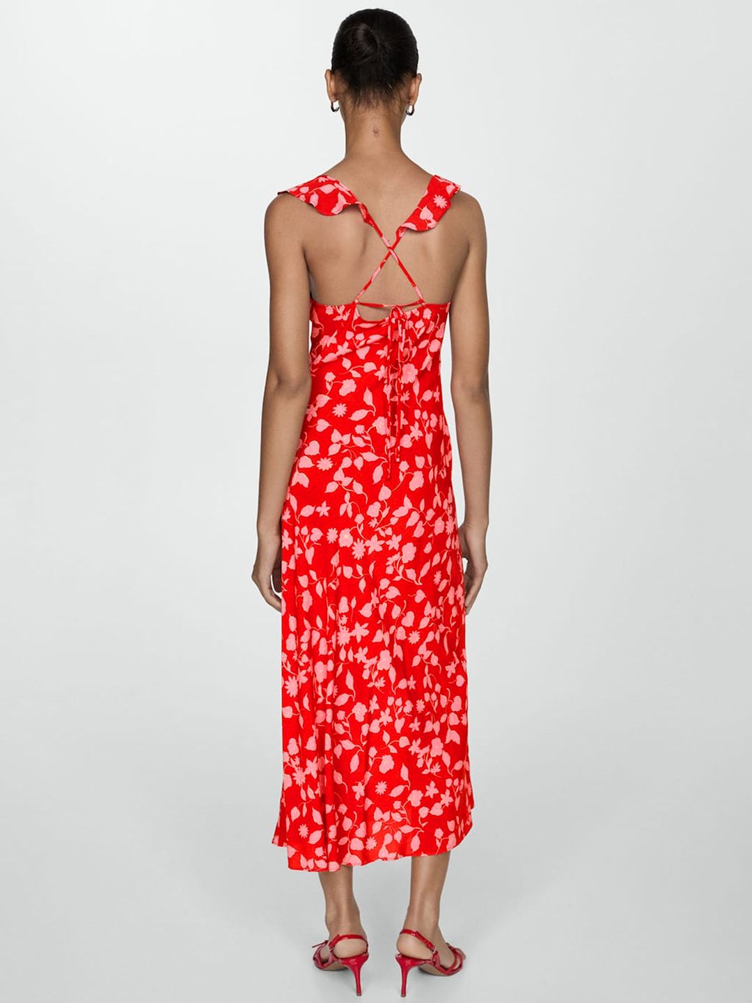 blue midi dress short sleeve Blue Floral Short Sleeve Midi Dress - All Dresses