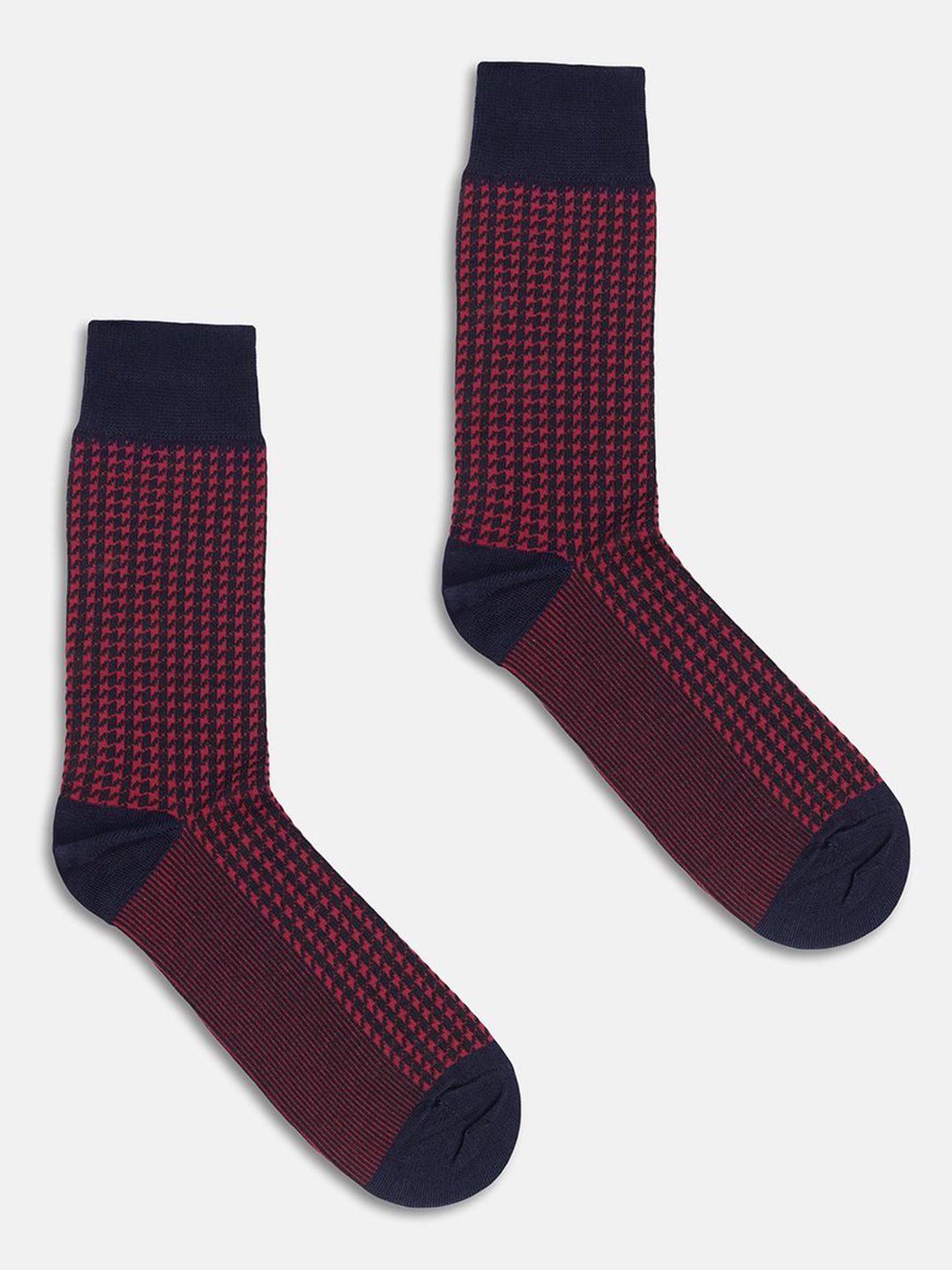 Blackberrys Men Patterned Calf-Length Socks