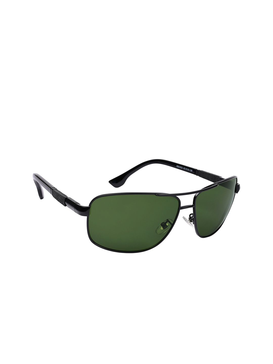 Mast & Harbour Unisex Wayfarer Sunglasses ES_94009-5-MH-3552-G15-mBLK-WFRT-G15