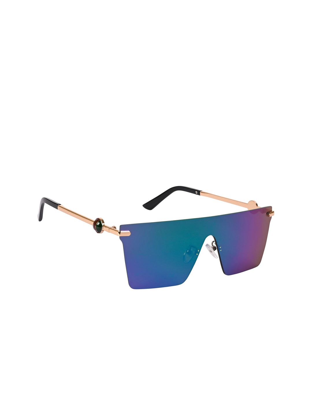 Mast & Harbour Unisex Wayfarer Sunglasses UV Lens ES_94029-34-MH-2333-fGRBL-GLGR-WFOS