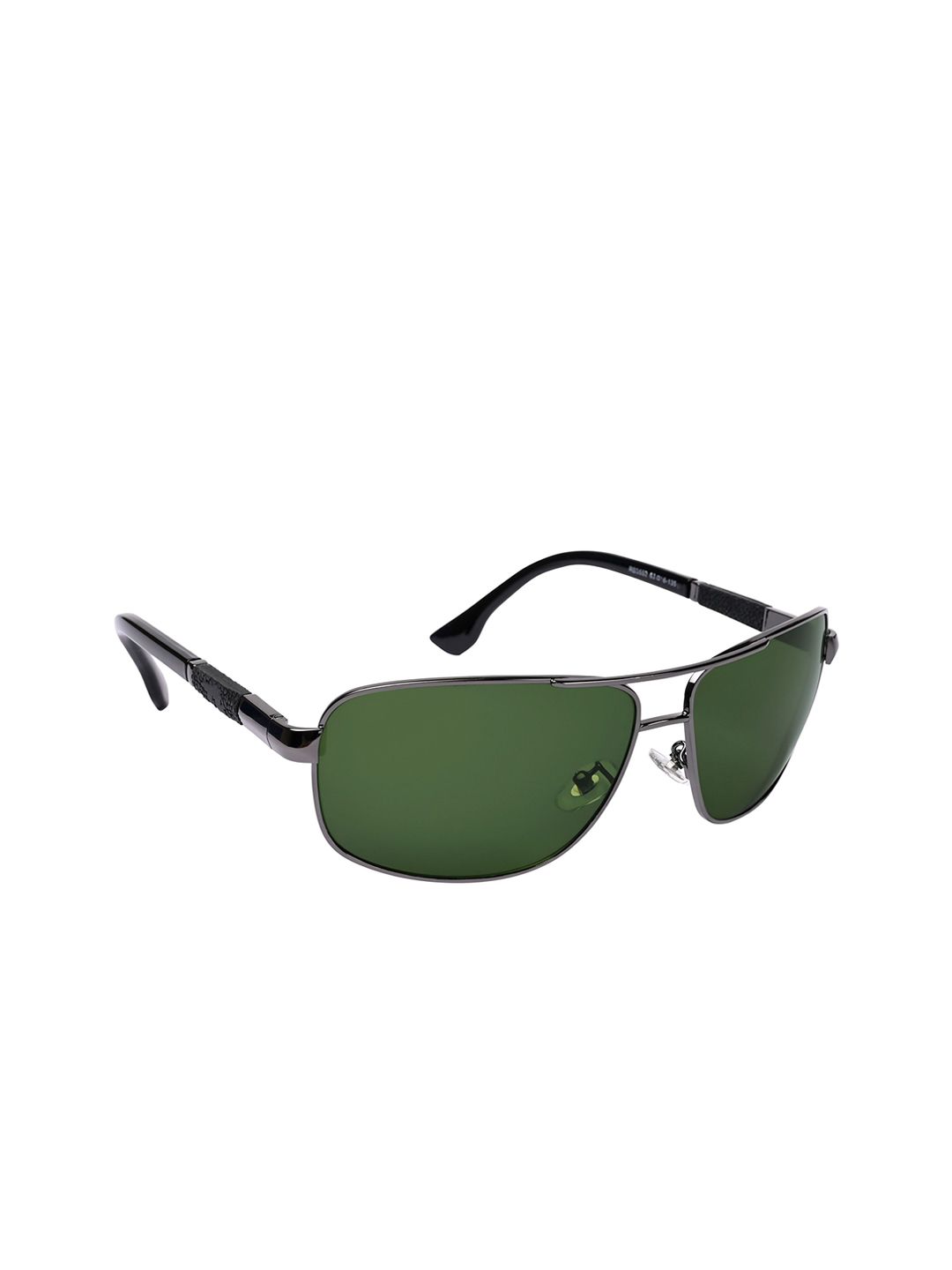 Mast & Harbour Unisex Wayfarer Sunglasses ES_94008-5-MH-3552-G15-GNBK-WFRT-G15