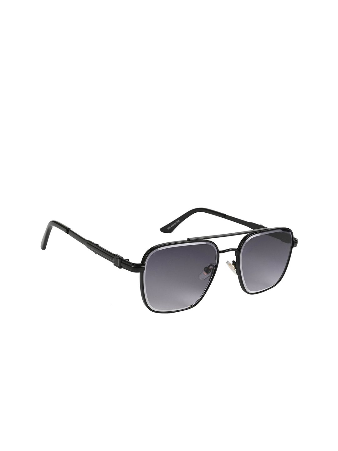 Mast & Harbour Unisex UV Protected Wayfarer Sunglasses ES_94073-93-MH-YH910-GYPR-BLK-WF