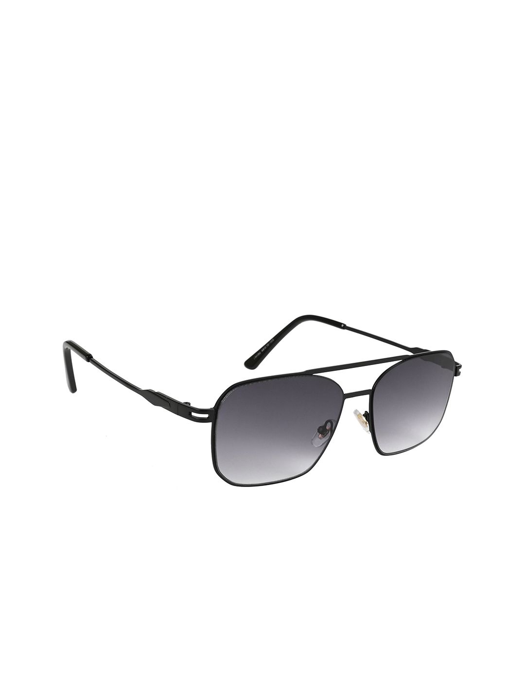 Mast & Harbour Unisex UV Protect Rectangle Sunglass ES_94045-93-MH-YH150-GYPR-BLK-RTWF