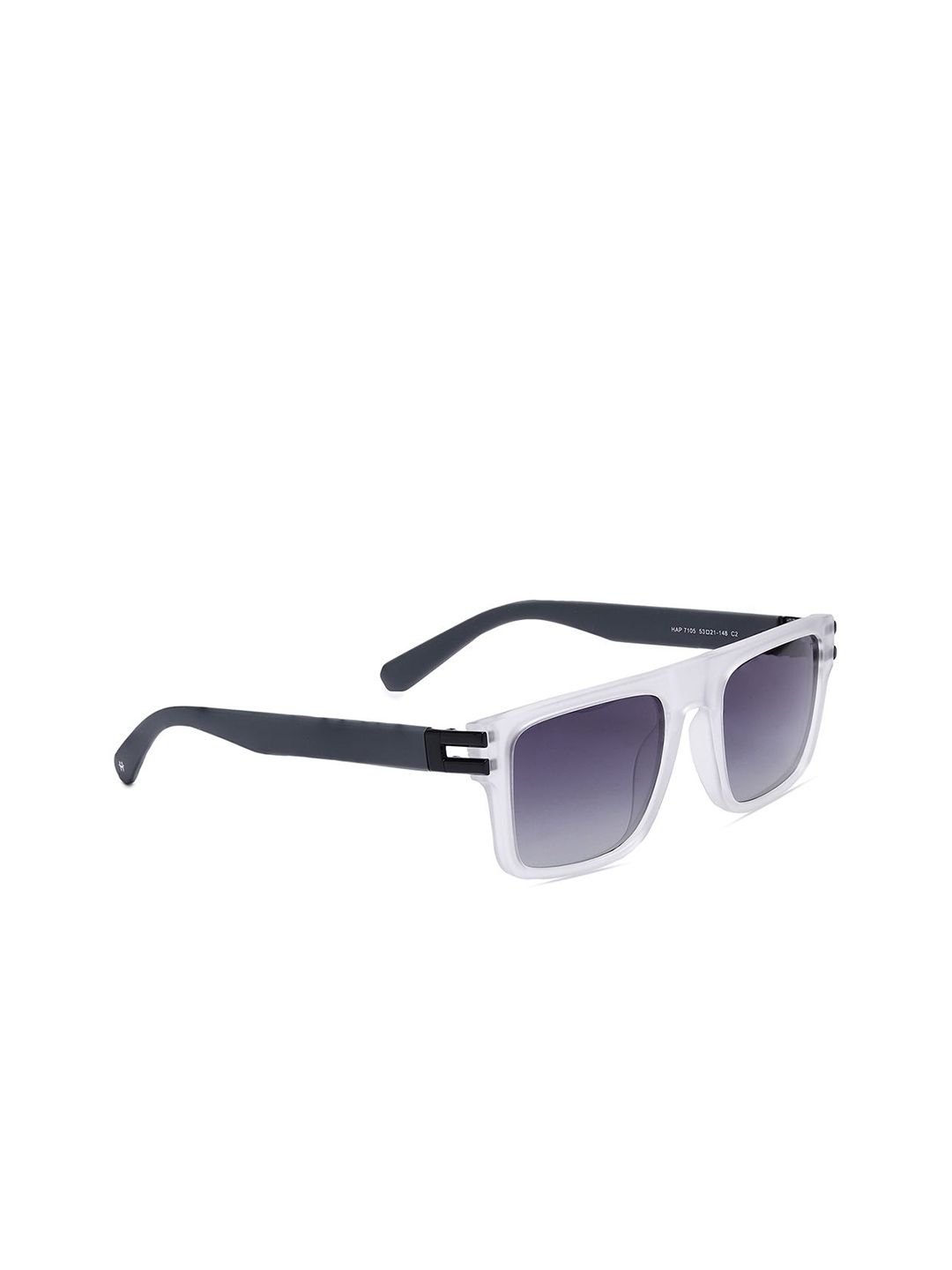 Specsmakers Unisex Square Sunglasses SSFWTMGY53HAP7105